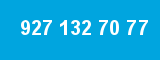927 132 70 77 927 132 70 77